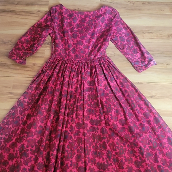 Vintage 50s Floral Day Dress As Is Condition - Picture 11 of 16